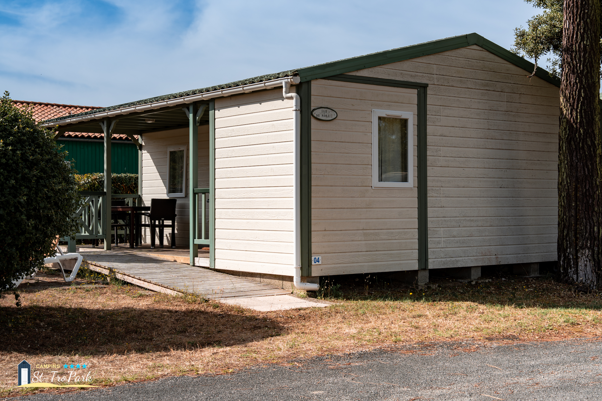 Mobil-home pour personne à mobilité réduite
